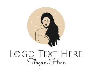 Caucasian - Hair Woman Salon logo design