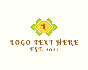 Lemon Juice - Lemon Leaf Fruit logo design