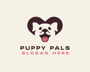 Cute Puppy Love logo design