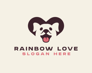 Cute Puppy Love logo design