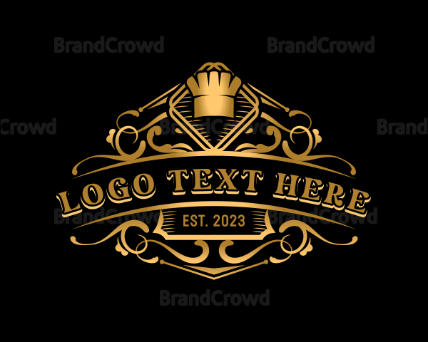 Luxury Restaurant Cuisine Logo