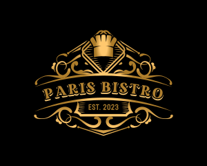 Luxury Restaurant Cuisine logo design