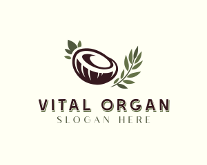 Healthy Organic Coconut logo design