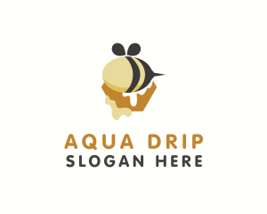 Drip - Bee Honey Drip logo design