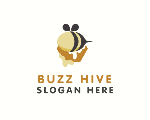 Bee Honey Drip logo design