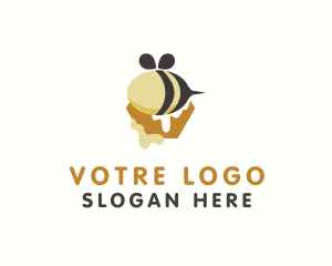 Drip - Bee Honey Drip logo design