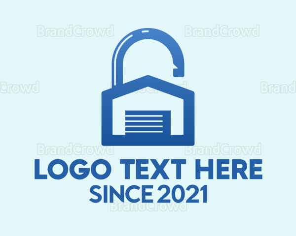 Blue Lock Storage Logo