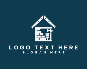 Brick - Construction Brick House logo design