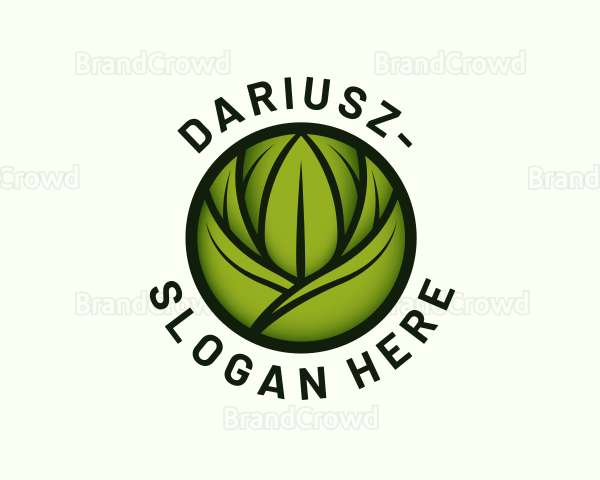 Organic Gardening Plant Logo