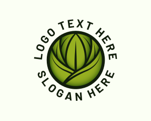 Organic Gardening Plant logo design