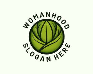 Organic Gardening Plant Logo