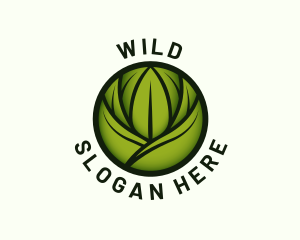 Organic Gardening Plant Logo