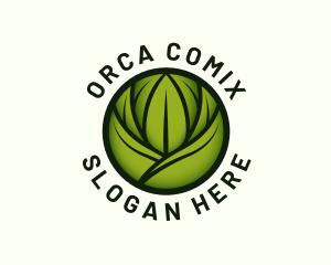 Organic Gardening Plant logo design