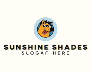 Sunglasses - Sunglasses Hiphop Dog logo design