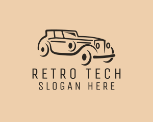 Retro Antique Automobile logo design