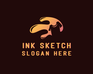 Ink T-shirt Clothing  logo design