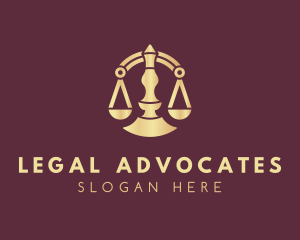 Justice Scale Court logo design