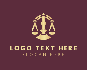 Legal Service - Justice Scale Court logo design