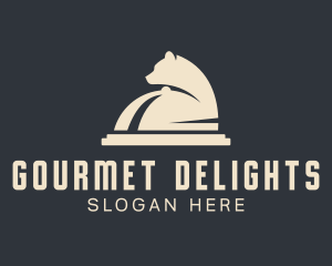 Bear Cloche Dining logo design