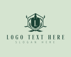 Dig - Shovel Garden Leaves logo design