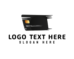 Transaction - Fast Credit Card Payment logo design