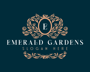 Garden Crest Ornamental logo design