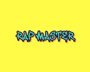 Rap - Cool Freestyle Graffiti logo design