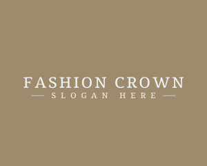 Luxe Fashion Business logo design