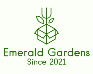 Box Garden Rake logo design