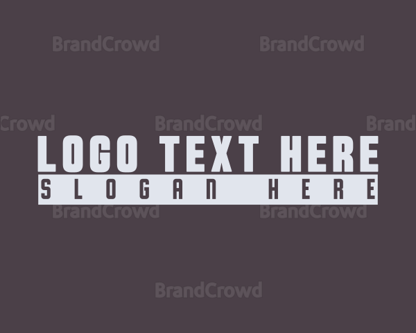 Modern Advertising Wordmark Logo
