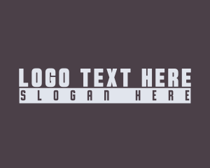 Brand - Modern Advertising Wordmark logo design