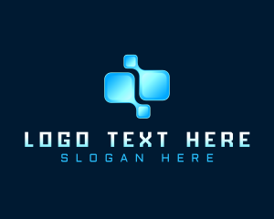 Ai - Tech Digital Pixel logo design