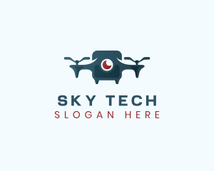 Media Camera Drone logo design