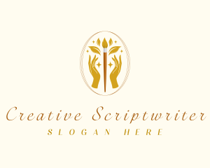 Luxury Creative Paintbrush logo design