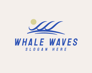 Water Sea Wave logo design