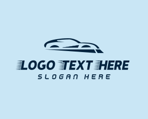 Fast Racing Sports Car Logo