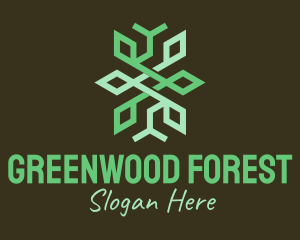 Forestry - Green Geometric Forestry logo design