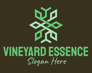 Green Geometric Forestry logo design