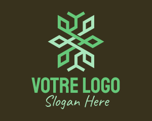 Save The Earth - Green Geometric Forestry logo design