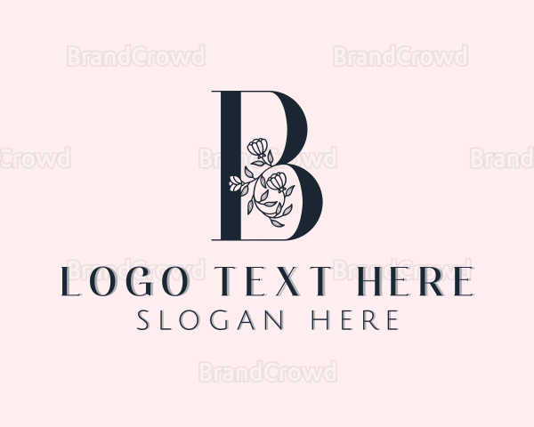 Floral Fragrance Letter B Logo