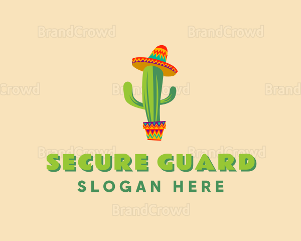 Mexican Hat Cactus Logo