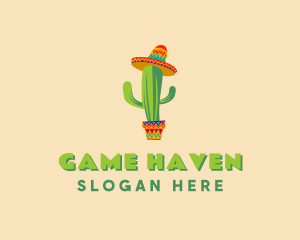 Mexican Hat Cactus  Logo