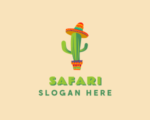 Mexican Hat Cactus  Logo