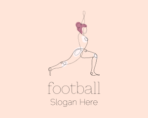 Stretching Yoga Instructor  Logo