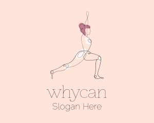 Stretching Yoga Instructor  Logo