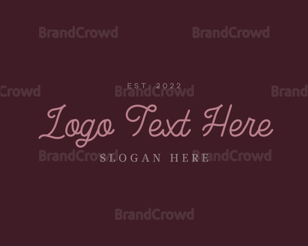 Cursive Beauty Brand Logo