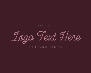 Luxe - Cursive Beauty Brand logo design