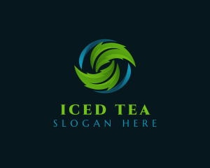 Natural Tea Leaf logo design