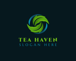 Natural Tea Leaf logo design