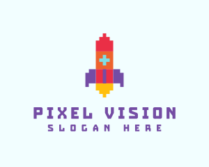 Pixel Rocket Gaming logo design